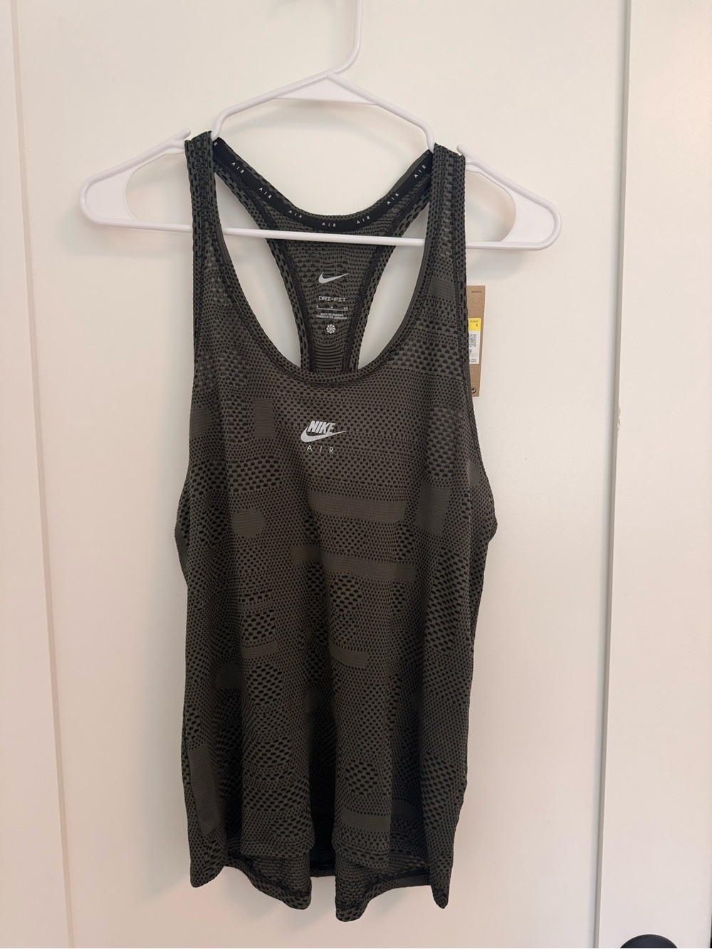 NWT Nike Black Mesh Air Racerback Tank